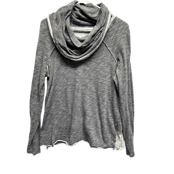 Free People Tops - FP‎ Beach FREE PEOPLE Cocoon Cowl Neck One Body Pullover Top M/L Charcoal Grayh